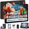 ZIOVO Tablette 11 Pouces Tablette Android 14,24Go RAM+256Go ROM/TF 1To, Octa-Core 2.0GHz,5G WiFi/8000mAh/13+5MP/GMS Certified/Couvercle Métallique/Widevine L1，Tablette Tactile -Noir