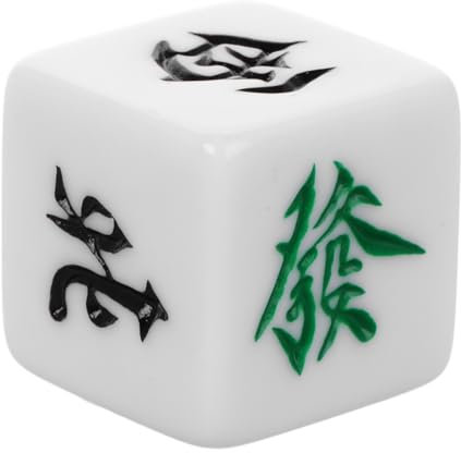 DRESSOOS Mahjong Würfel Für Spiele Tragbare Leichte Plastik Würfel Für Mahjong Und Brettspiele Für Partys Und Freizeit Robust Und Langlebig Einfache Handhabung