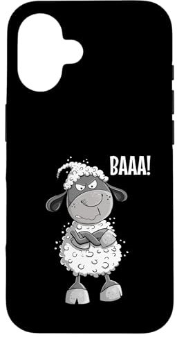 Grummeliges Schaf Cartoon Baaa Sarkasmus Statement Hülle für iPhone 16