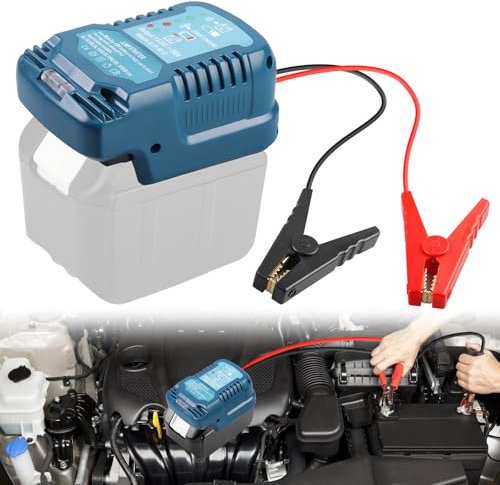 GAOUTO Aide au démarrage de voiture - Adaptateur pour batterie Makita 18 V - Câble 11 AWG - 12 V - Chargeur rapide portable pour batterie de voiture (pas de batterie)