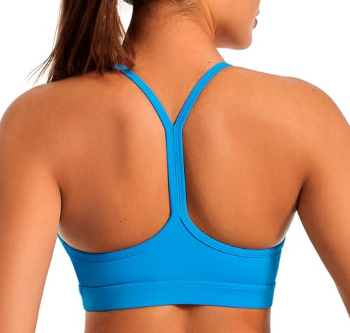 JOYSPELS Sport BH Damen ohne Buegel Gepolstert Bustier trägerloser Crop Tops Yoga Bra Workout Yoga Top Fitness Cloisonne M