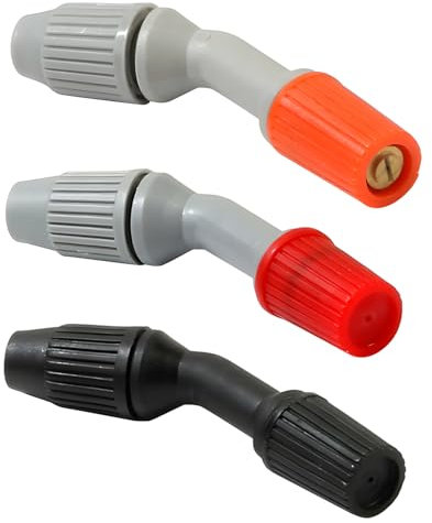 3 boquillas de pulverización de plástico, accesorios de pulverización de riego de jardín,Accesorios De Reemplazo De Pulverizador, para riego y limpieza
