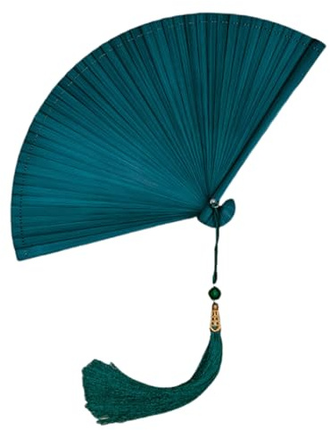 YYKSYDPT Faltbare Fächer Handfächer Bambus Handheld Faltfächer für Damen | Chinesischen Japanischer Stil Hand Fächer Hochzeit Mit Quasten für Wanddekoration Geschenke