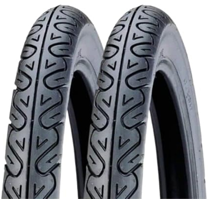 2 Reifen Reifen 2 1/2-16 Reifen Motorrad Piaggio Ciao Si Bravo Legia Reifen 16 Zoll für Mopeds (2 Reifen)