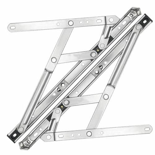 rflaueo 2pcs 12 Universal Window Hinge Kit UPVC Window Friction Stay Hinges Top Hung(U343-2)