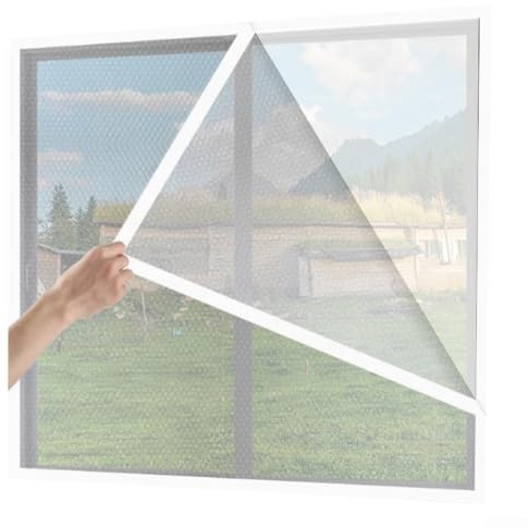 Fenster-Isolierfolie, verdickt, winddicht, wärmeisolierend, schalldicht, Luftpolsterfolie für Tür, energiesparend (50 x 100 Stück)
