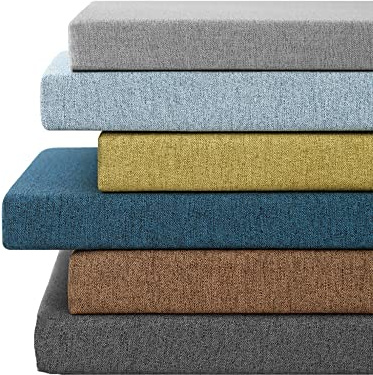Extra Dicke 5cm Gartenbank Auflage für 2-Sitzer - Lange Outdoor/Indoor Sitzauflage Terrassenstuhl Kissen Schaukelkissen für Holzbänke 190x30cm Grau