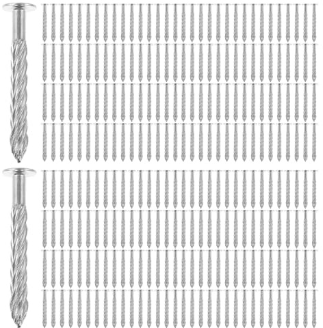Alipis 100pcs M8x70 Expansion Threaded Floor Screws Carpet Trim Nails for Household Fastening, Sturdy Carpet Tacks for Stairs and Rug Runner Anti-slip Installation