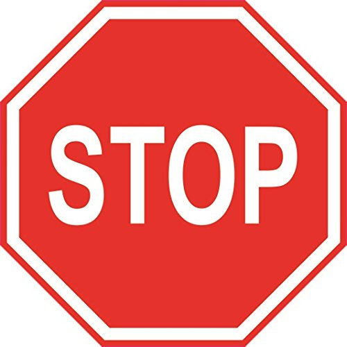 U24 Aufkleber Stop Stopschild Autoaufkleber Sticker Konturschnitt
