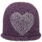Döll Mädchen Topfmütze Strick Mütze, Violett (Boysenberry 7610), 51