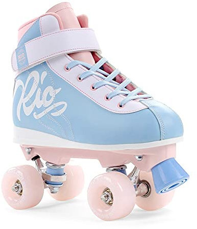 Rio Roller Milkshake Rollschuhe Unisex Kinder, Unisex Kinder, RIO130_35.5_Rosa (Cotton Candy), Rosa (Cotton Candy), 35.5