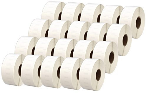 20 Rollen 11355 S0722550 19mm x 51mm Etiketten kompatibel für LabelWriter 4XL 450 400 330 320 310 Twin Turbo Duo Seiko SLP 450 430 420 400 240 220 200 120 100 Pro Plus (500 Etiketten pro Rolle)