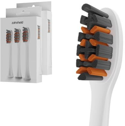 Zahnheld® Bürstenkopf Pro X-Clean | Mittelharte Wechselköpfe Für Gero Schallzahnbürste | Effektive Reinigung