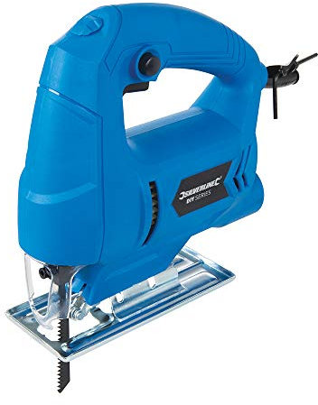 350W Electric Jigsaw & Saw Blades – Left & Right 45° Adjustable Cutting Angle | Compact Hand Held Tool – Ergonomic Grip