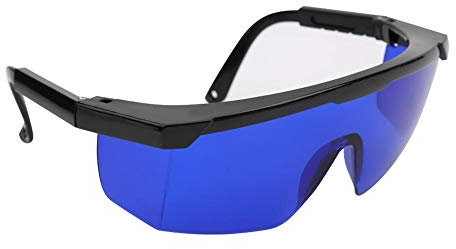 Golfball Finder Brille mit Blau Getönten Gläsern Golfball-Sucher Gläser zum Auffinden des Balls Werden mit Etui und Reinigungstuch Geliefert