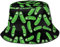 LINGJIE Pickle Rick Bucket Hat Reversible Fisherman Hat Travel Bucket Beach Sun Hat Outdoor Cap Black