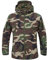 Veste d'hiver imperméable pour homme manteau capuche décontracté et intelligent Softshell doublé polaire avec plusieurs poches fermeture éclair chasse tactique militaire camping Jungle Camo L