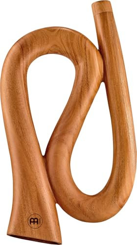 Sonic Energy S-Form Didgeridoo – Reise Instrument – Stimmung C – Mahagoniholz, Natur (DDPROFSC)