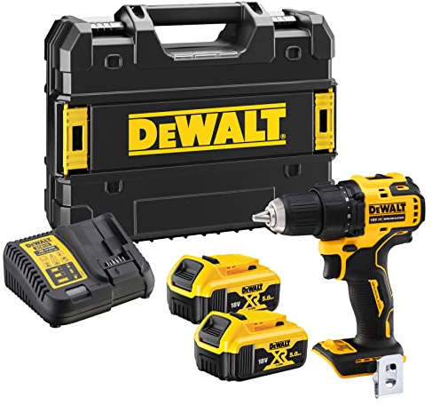 DEWALT DCD708P2T-QW 18V XR Carbon Brushless Screwdriver in TSTAK with 2x5Ah Batteries