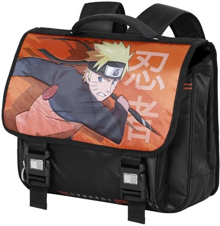 Naruto Ninja-Cartable Rucksack 2.0, Orange