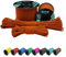 EdcX 2 mm Nylon Paracord 275 (50 und 100 m) – 100% Nylonseil, 3-adrige Schnur, Nylonschnur 2 mm in vielen Farben (Orange Yellow, 100 m)