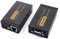 MOAVEQ VGA Extender 100m Audio Video Signal Transmitter Receiver Over Cat5e Cat6 Network Cable for Office Media Center PC Projector TV