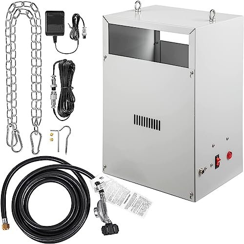 CYTBEK CO2-Brenner, flüssiger Propan-LP-Kohlendioxid-Generator, CO2-Generator mit 4 Messingbrennern für Pflanzen, 11178 BTU/Std., integrierte elektronische Zündung, für Gewächshaus, grünes Zelt LP