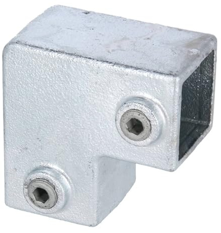Rohrverbinder Kniestück 90°, für Quadratrohr 40 mm