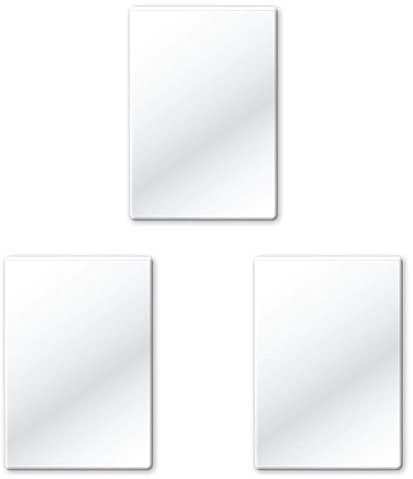 HERMA 1427 Selbstklebetaschen DIN A4 (210 x 297 mm, PP-Folie, schmale Seite offen) selbstklebend, permanent haftende Einstecktaschen, 10 Rechtecktaschen, transparent (Packung mit 3)