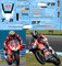Generisch 1/12 Waterslide Decals für Ducati Panigale R Superbike 2015 SBK Troy Bayliss Chaz Decals Decal TBD285