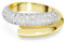 Swarovski Bague Dextera, Blanche, Placage de ton or