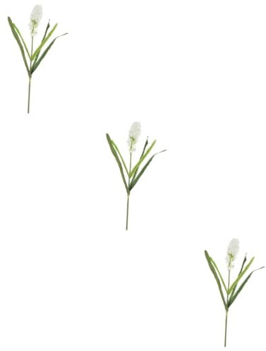 TOPBATHY 3 Stück Zimmerpflanze Voller Hortensien Künstliche Pflanzen Blumenarrangement Zubehör Künstliche Blumenzwiebeln Hyazinthe Desktop Blumendekoration Weiße Kirschblüten Büro