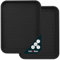 KOTARBAU® Juego de 2 bandejas de goteo para zapatos, 38 x 50 cm, color negro, alfombrilla para zapatos, alfombrilla de plástico para zapatos, alfombrilla para zapatos de invierno