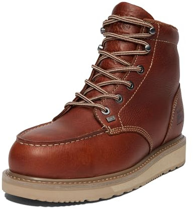 Timberland PRO Barstow - Stivali da lavoro da uomo, in lega, con punta di sicurezza, 15,2 cm, Marrone-2024 Nuovo, 9W