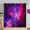 ANHOPE Lila Rosa Weltraum Galaxie Vorhänge mit Ösen Kinder Jungen Mädchen Gardinen Blickdichte Thermo Vorhang Blackout Curtain Schlafzimmer Wohnzimmer Verdunklungsvorhänge 2er Set H 220 x B 140 cm