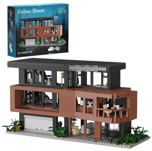 ZIQILIGHTING House Building Set – architettura costruzione, giocattolo merchandise, idea regalo per adulti, bambini, amici a partire dai 6 anni di età (864 pezzi)