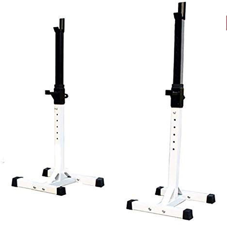 SmPinnaA Squat Rack Barbell Rack Weightlifting Bed Bench Press Home Fitness Equipment Weightlifting Rack, with Multi Position Spotter, for Lifting Sit Up, Home Gym Und Full Body Workout