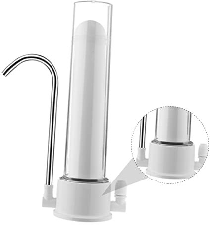 Trinkwasserfilter für Wasserhahn, Weißes 1 Satz mit Adaptern