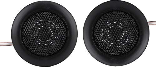 Tomvorks Paar 12V 120W Mini Super Power Dome Audio-Lautsprecher, Hochtöner-Lautsprecherhorn für Autos, Schwarz