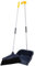CLISPEED 1set Broom and Dustpan Floor Cleaning Soft Bristle Brush Kit for Home Outdoor Use Safe Material for Spaces Keep Your Space Tidy