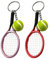 2 Piezas De Llavero De Tenis Simulado, Regalos Creativos, Recuerdos Deportivos, Coles De Adornos De Empaque Posterior.