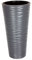 Pot de Fleur Sahara en Plastique Anthracite 78.5 cm ht avec bac Interne