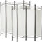 TecTake Paravent Interieur séparateur de pièce Fer forgé 4 Panneaux 180x160cm - diverses Couleurs au Choix et diverses quantités - (2X Blanc | no. 401830)