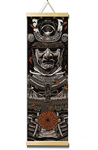 Crewell, hochauflösendes Leinwand-Gemälde, Wall-Art-Poster, Heimdekoration im japanischen Stil, hängendes Bild für Wohn- und Schlafzimmer, D, 40 * 128 cm