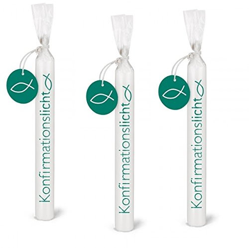 Colour-up Bulla Design - Velas de confirmación (3 Unidades)