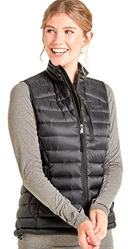 TOG24 Drax Womens Packable Down Gilet, Padded Ultra Warm, 600 Fill Power Natural Down Filling, Lightweight Ladies Bodywarmer, Sleeveless Jacket, Ideal For Winter & Travel