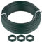 Amagabeli 4mm X 50m X 4PCS Bindedraht Spanndraht Garten Draht Gartenzaun Verzinkt Pflanzendraht Basteldraht Gartendraht Zaundraht Metall Zaun Zubehör Draht Drahtrolle WR3 DA103