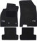 J&J AUTOMOTIVE | Logo Tapis De Sol Noir Velours sur Mesure pour Megane 3 2008-2016, Base Antidérapante, Tapis conducteur renforcé