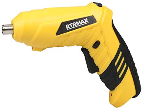 RTM326 RTRMAX Cordless Screwdriver, USB Charging, Electric Screwdriver, 18 Tips