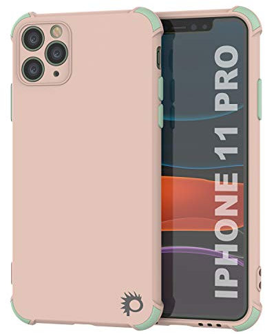 Punkcase Entworfen für iPhone 11 Pro Hülle [Sunshine Serie] schützende & leichte TPU-Hülle mit stoßdämpfenden Ecken, kompatibel mit iPhone 11 Pro (5,8 Zoll) (2019) [Rosa]